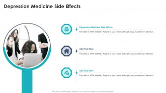 Depression Medicine Side Effects In Powerpoint And Google Slides Cpb