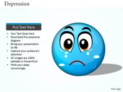 Depression powerpoint template slide