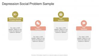 Depression Social Problem Sample In Powerpoint And Google Slides Cpb