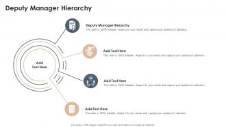 Deputy Manager Hierarchy In Powerpoint And Google Slides Cpb