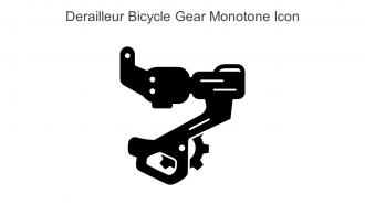Derailleur Bicycle Gear Monotone Icon In Powerpoint Pptx Png And Editable Eps Format