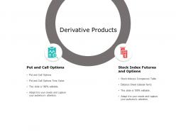 Derivative products stock index ppt powerpoint presentation outline pictures
