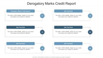 Derogatory Marks Credit Report In Powerpoint And Google Slides Cpb