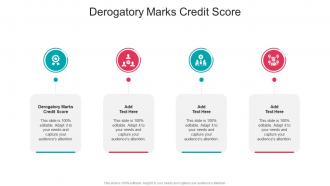 Derogatory Marks Credit Score In Powerpoint And Google Slides Cpb