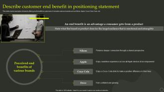 Describe Customer End Benefit In Positioning Statement Effective Positioning Strategy Product
