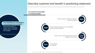 Describe Customer End Benefit In Positioning Statement Steps For Creating A Successful Product