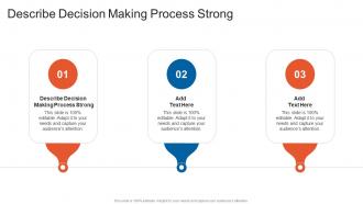 Describe Decision Making Process Strong In Powerpoint And Google Slides Cpb