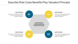 Describe Role Costs Benefits Play Valuation Principle Ppt Powerpoint Presentation Pictures Slide Cpb