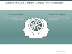 Describe the gap problem sample ppt presentation