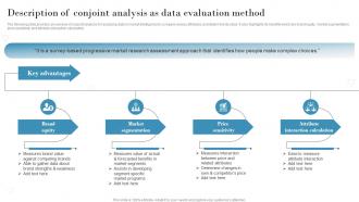 Description Of Conjoint Analysis As Data Evaluation Introduction To Market Intelligence To Develop MKT SS V