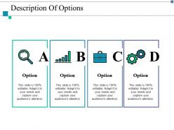 Description of options ppt layouts example introduction