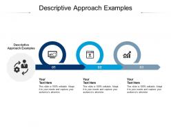 Descriptive approach examples ppt powerpoint presentation ideas guide cpb