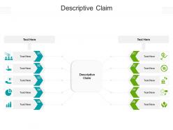 Descriptive claim ppt powerpoint presentation show styles cpb