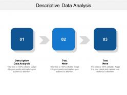 Descriptive data analysis ppt powerpoint presentation summary influencers cpb