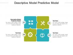 Descriptive model predictive model ppt powerpoint presentation file templates cpb