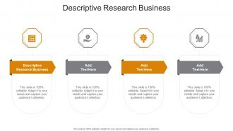 Descriptive Research Business In Powerpoint And Google Slides Cpb