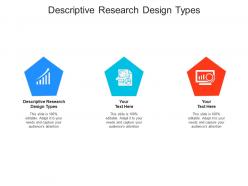Descriptive research design types ppt powerpoint presentation slides portfolio cpb