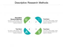 Descriptive research methods ppt powerpoint presentation show layout cpb