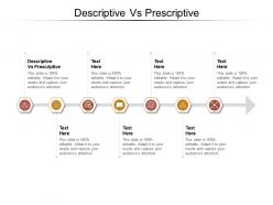 Descriptive vs prescriptive ppt powerpoint presentation styles file formats cpb