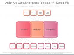 Design And Consulting Process Template Ppt Sample File