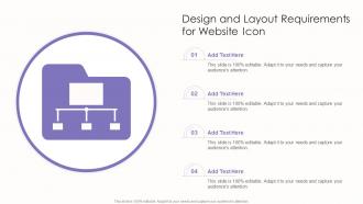 Design And Layout Requirements For Website Icon