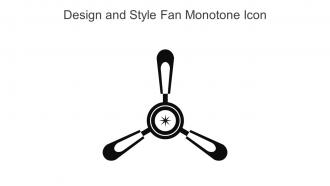 Design And Style Fan Monotone Icon In Powerpoint Pptx Png And Editable Eps Format
