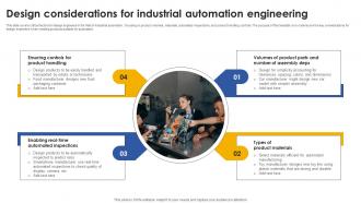 Design Considerations For Industrial Automation Engineering