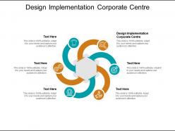 Design implementation corporate centre ppt powerpoint presentation graphics cpb