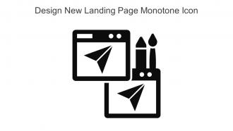 Design New Landing Page Monotone Icon In Powerpoint Pptx Png And Editable Eps Format