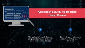 Design Review As An Application Security Approach Training Ppt