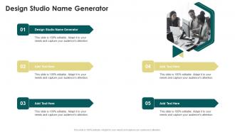 Design Studio Name Generator In Powerpoint And Google Slides Cpb