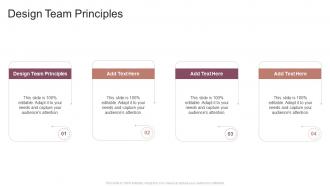 Design Team Principles In Powerpoint And Google Slides Cpb