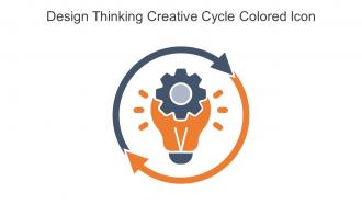 Design Thinking Creative Cycle Colored Icon In Powerpoint Pptx Png And Editable Eps Format