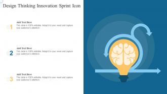 Design Thinking Innovation Sprint Icon
