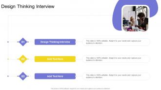Design Thinking Interview In Powerpoint And Google Slides Cpb