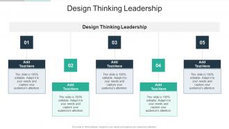 Design Thinking Leadership In Powerpoint And Google Slides Cpb