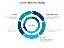 Design thinking model ppt powerpoint presentation slides cpb
