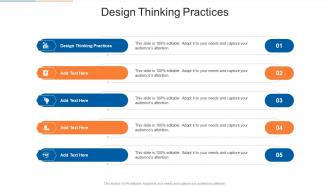 Design Thinking Practices In Powerpoint And Google Slides Cpb