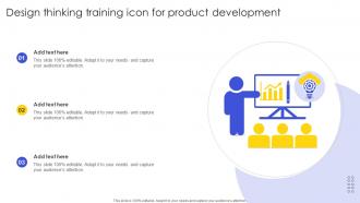 Design Thinking Training Icon For Product Development