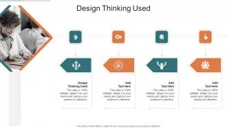 Design Thinking Used In Powerpoint And Google Slides Cpb