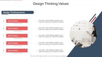 Design Thinking Values In Powerpoint And Google Slides Cpb