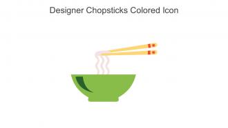 Designer Chopsticks Colored Icon In Powerpoint Pptx Png And Editable Eps Format