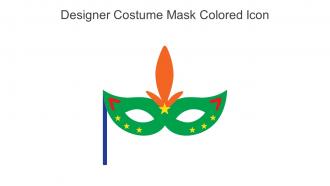 Designer Costume Mask Colored Icon In Powerpoint Pptx Png And Editable Eps Format