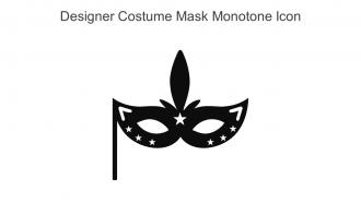 Designer Costume Mask Monotone Icon In Powerpoint Pptx Png And Editable Eps Format