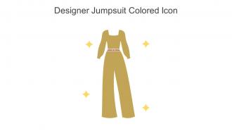 Designer Jumpsuit Colored Icon In Powerpoint Pptx Png And Editable Eps Format