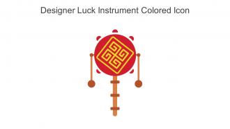 Designer Luck Instrument Colored Icon In Powerpoint Pptx Png And Editable Eps Format