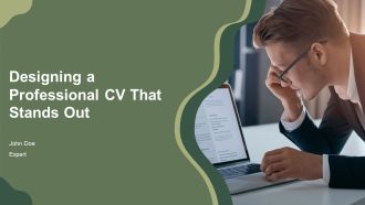 Designing A Professional CV That Stands Out PPT Example AT