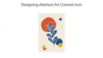 Designing Abstract Art Colored Icon In Powerpoint Pptx Png And Editable Eps Format