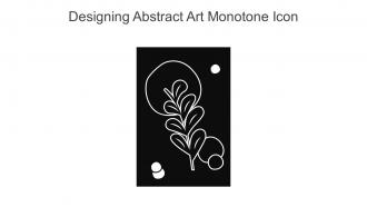 Designing Abstract Art Monotone Icon In Powerpoint Pptx Png And Editable Eps Format
