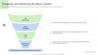 Designing And Enhancing The Player Journey Kero Sports Investor Funding Elevator Pitch Deck